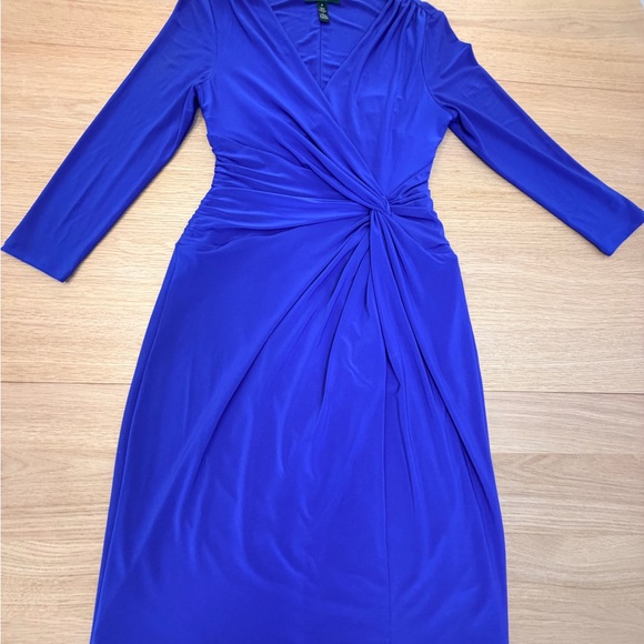 Ralph Lauren Dresses & Skirts - Ralph Lauren Royal Blue 3/4 Sleeve Dress
